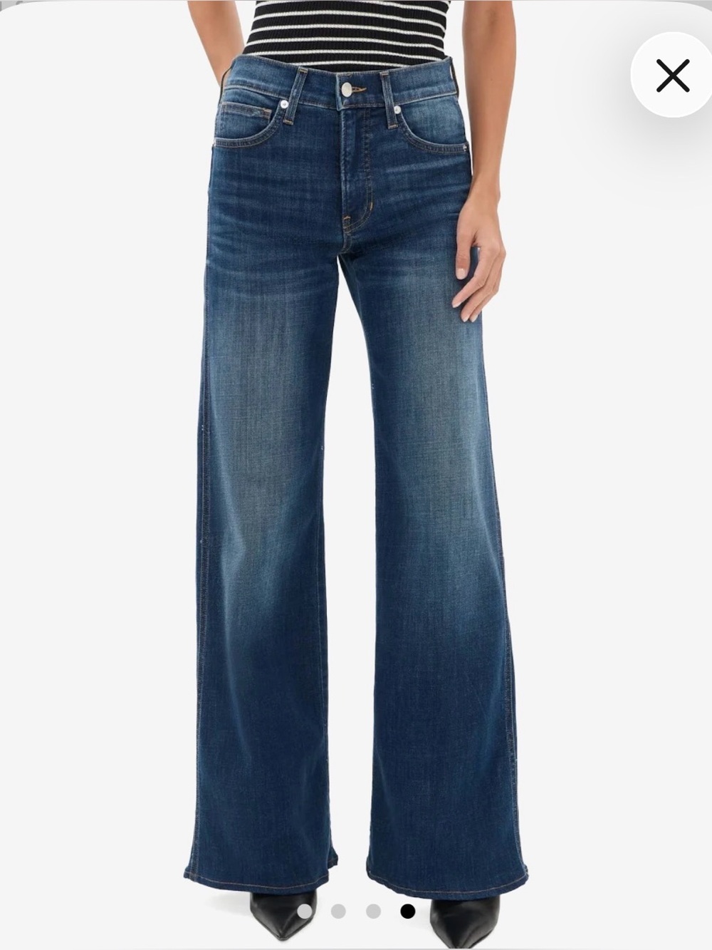 Like NEW $438 Veronica beard Taylor doble seamed jeans Sz 28 - Picture 3 of 7